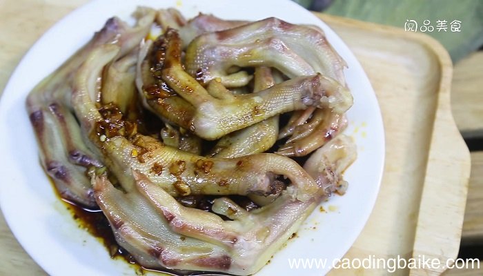 凉拌酸辣鸭脚的做法 凉拌酸辣鸭脚怎么做
