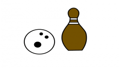 保龄球简笔画 保龄球简笔画怎么画