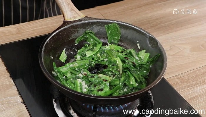 蒜蓉苦菜怎么做 蒜蓉苦菜做法