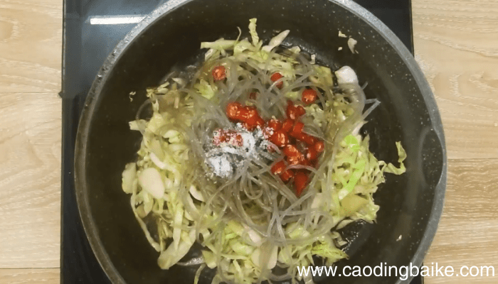 包菜炒粉丝的做法 包菜炒粉丝怎么做好吃