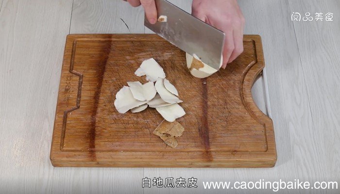 白地瓜炒肉片怎么做 白地瓜炒肉片的做法