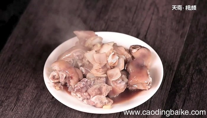 沙姜猪手的做法 沙姜猪手怎么做