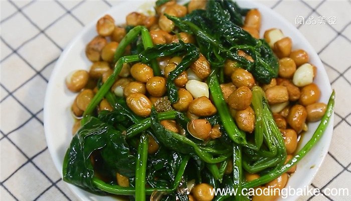 花生拌波菜的做法 花生拌波菜怎么做