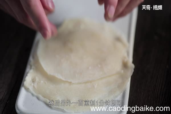 春卷皮的做法 自制春卷皮的做法
