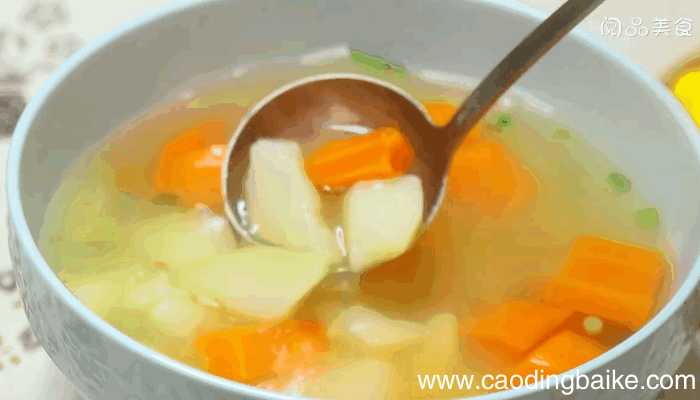 土豆胡萝卜汤的做法，土豆胡萝卜汤怎么做