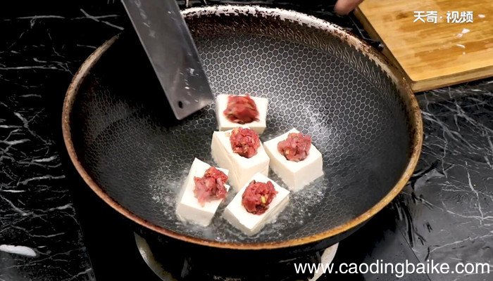 牛肉酿豆腐的做法 牛肉酿豆腐怎么做