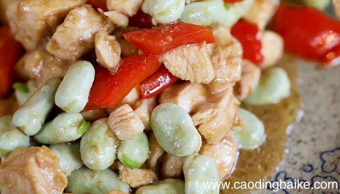 蚕豆炒鸡丁的做法 蚕豆炒鸡丁怎么做