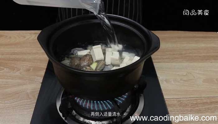 蛤蜊豆腐汤蛤蜊豆腐汤的做法