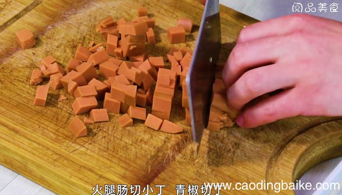 青椒火腿煎蛋 青椒火腿煎蛋的做法