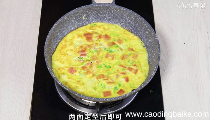 青椒火腿煎蛋 青椒火腿煎蛋的做法