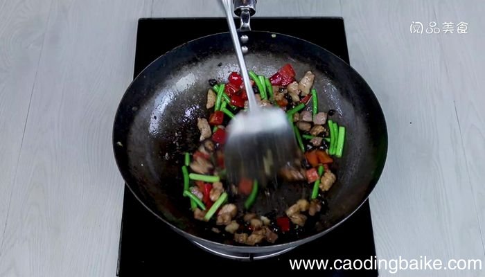 豆豉炒肉丁家常做法豆豉炒肉丁怎么做