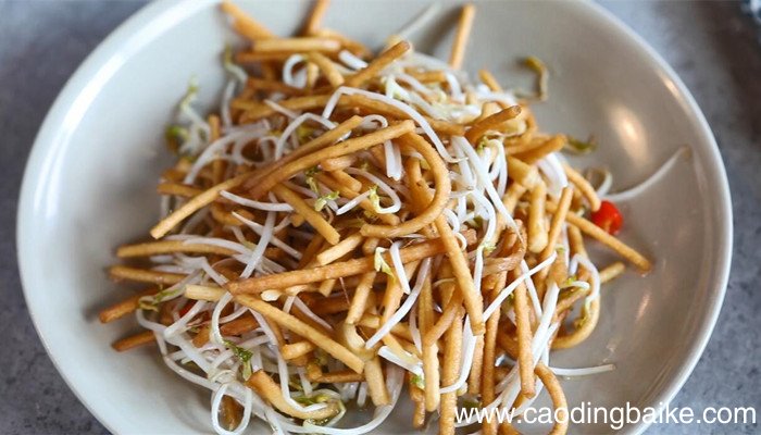 绿豆芽炒馓子的做法 绿豆芽炒馓子怎么做