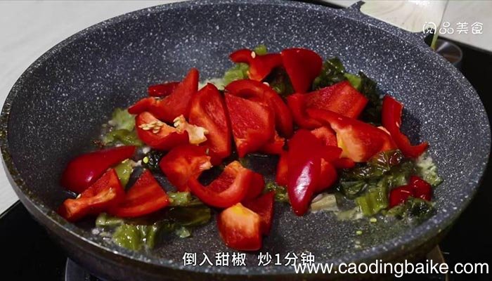 甜椒炒酸菜 甜椒炒酸菜的做法