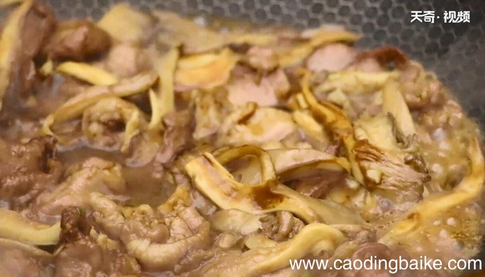 滑肉鲜蘑的做法 滑肉鲜蘑怎么做