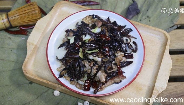 酸辣木耳肉丝怎么做 酸辣木耳肉丝的做法