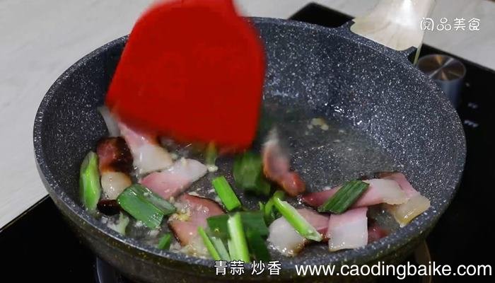 老腊肉炒豌豆尖怎么做 老腊肉炒豌豆尖的做法