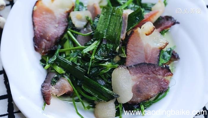 老腊肉炒豌豆尖怎么做 老腊肉炒豌豆尖的做法