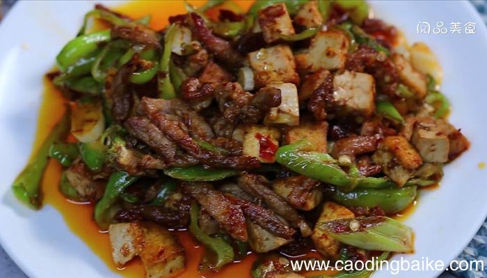 肉炒青椒豆腐 肉炒青椒豆腐的做法