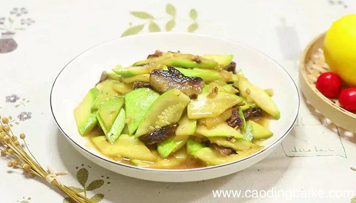 白瓜炒腊肉的做法 白瓜炒腊肉怎么做