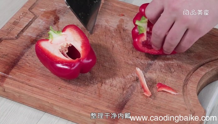 嫩南瓜酿彩椒怎么做嫩南瓜酿彩椒的做法