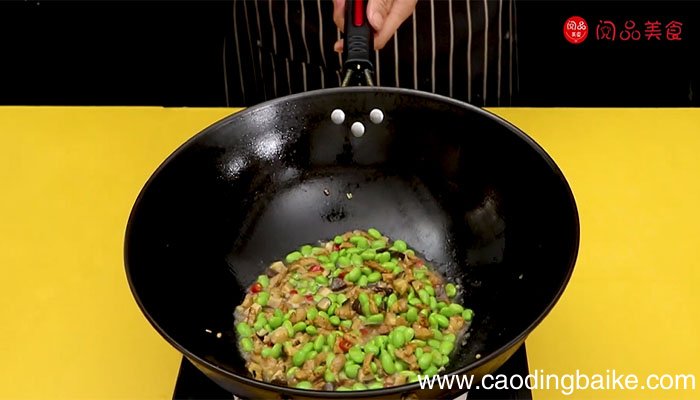 香菇毛豆炒肉的做法 香菇毛豆炒肉怎么做