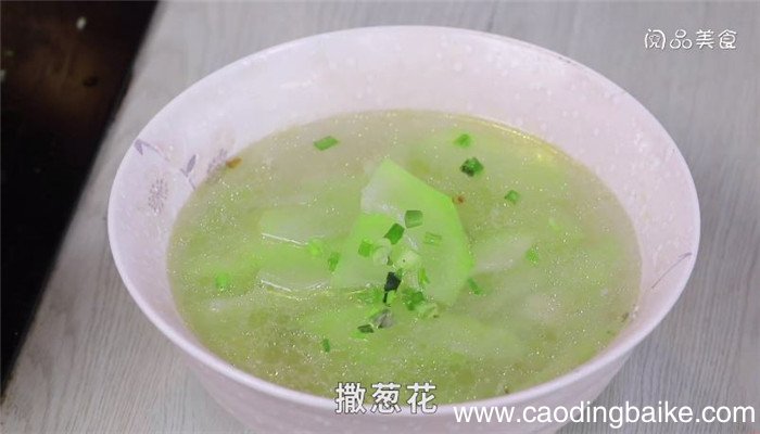 冬瓜仙贝汤怎么做 冬瓜仙贝汤做法是什么