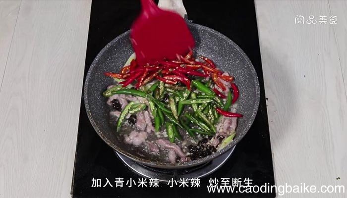 小辣椒炒肉丝的做法 小辣椒炒肉丝