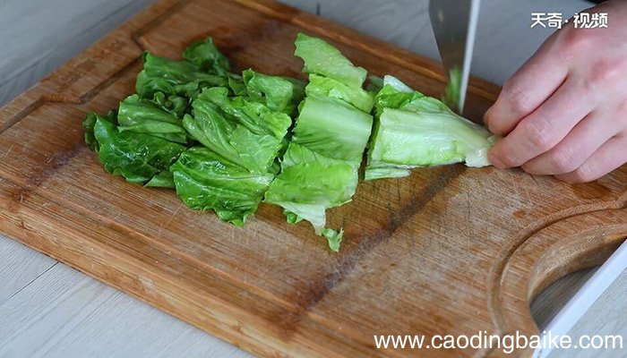 生菜拌馓子的做法 生菜拌馓子怎么做
