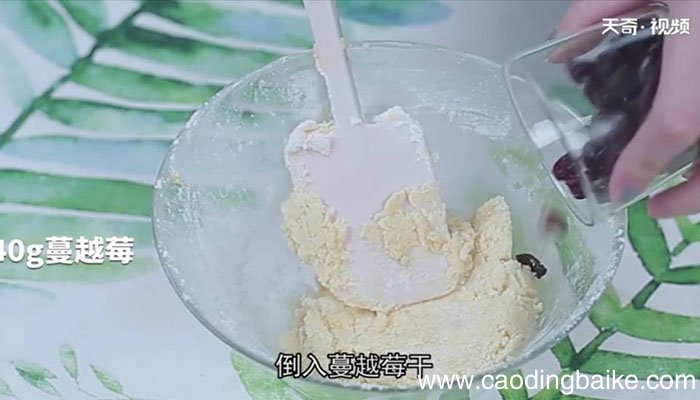 蔓越莓奶酥怎么做 蔓越莓奶酥