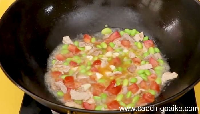 番茄青豆炒肉片做法番茄青豆炒肉片怎么做
