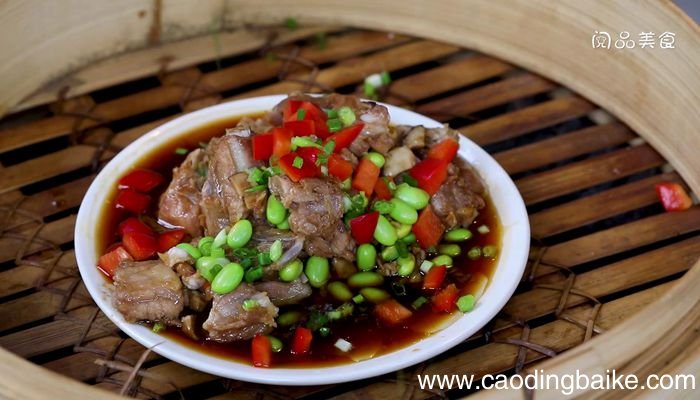 毛豆蒸排骨的做法毛豆蒸排骨怎么做