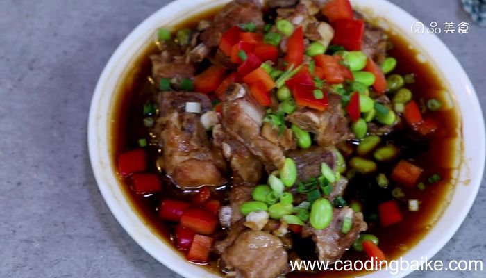 毛豆蒸排骨的做法毛豆蒸排骨怎么做