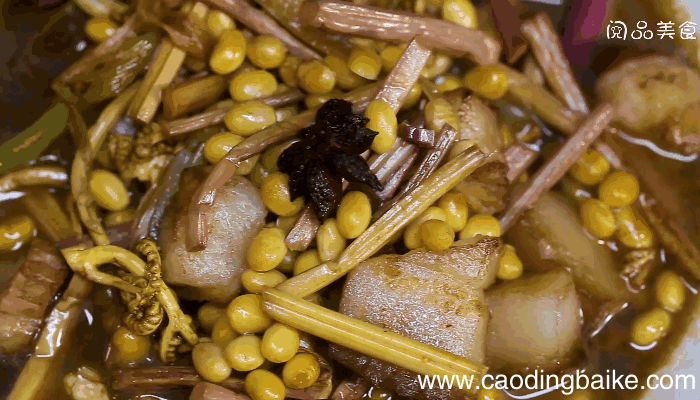 蕨菜黄豆炖肉的做法，蕨菜黄豆炖肉怎么做