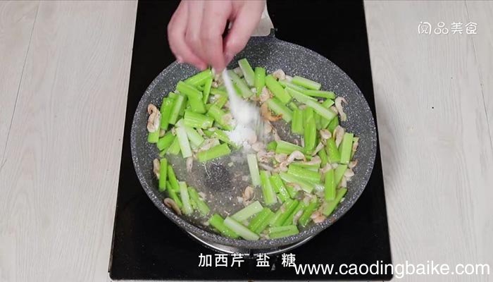 西芹炒河虾的做法 西芹炒河虾