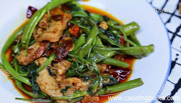 空心菜炒肉的做法 空心菜炒肉怎么做