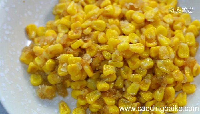 咸蛋黄煎玉米的做法 咸蛋黄煎玉米怎么做