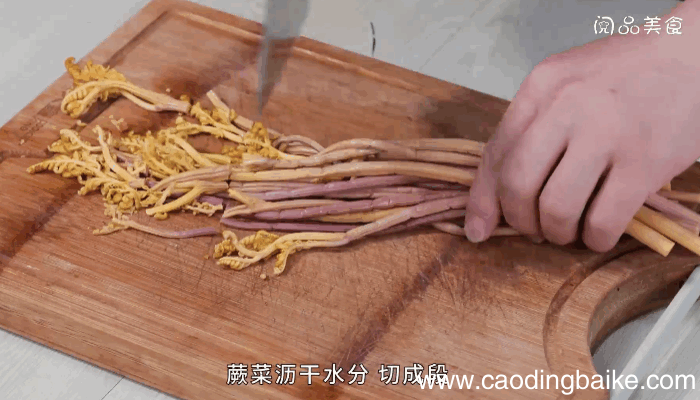 里脊炒蕨菜做法里脊炒蕨菜怎么做