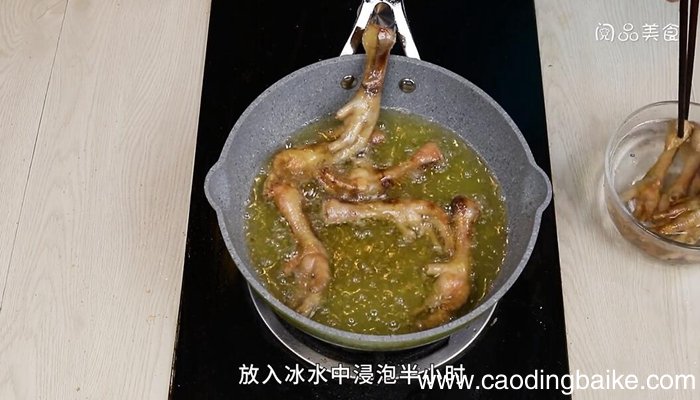 香辣虎皮鸡爪的做法 香辣虎皮鸡爪怎么做