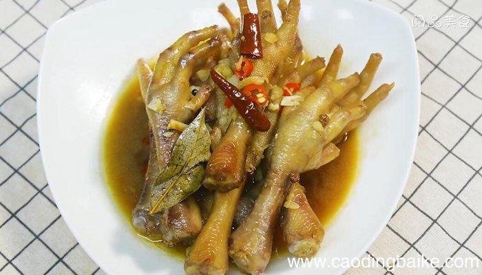 香辣虎皮鸡爪的做法 香辣虎皮鸡爪怎么做