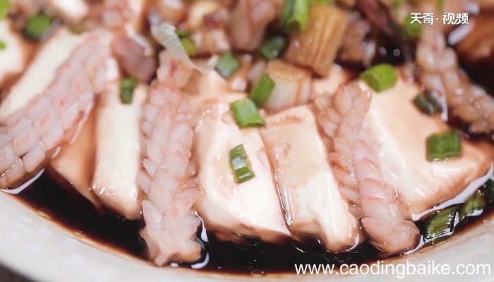 鲜鱿豆腐怎么做 鲜鱿豆腐的做法