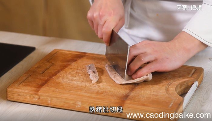猪肚条的做法 猪肚条怎么做