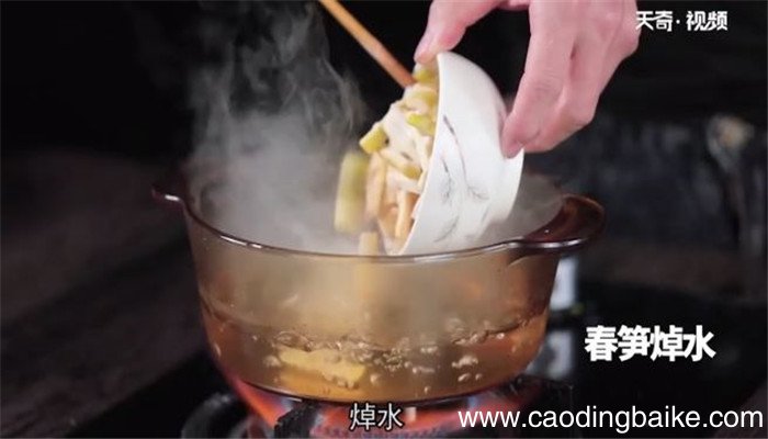 酸菜炒春笋的做法 酸菜炒春笋怎么做