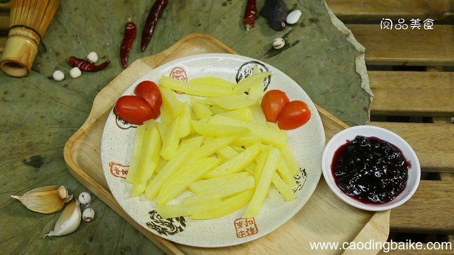 炸蓝莓薯条怎么做 炸蓝莓薯条的做法