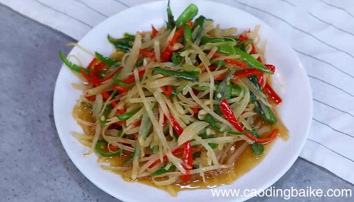 尖椒炒土豆丝的做法 尖椒炒土豆丝怎么做