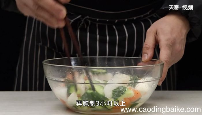 三色泡菜的做法 三色泡菜怎么做
