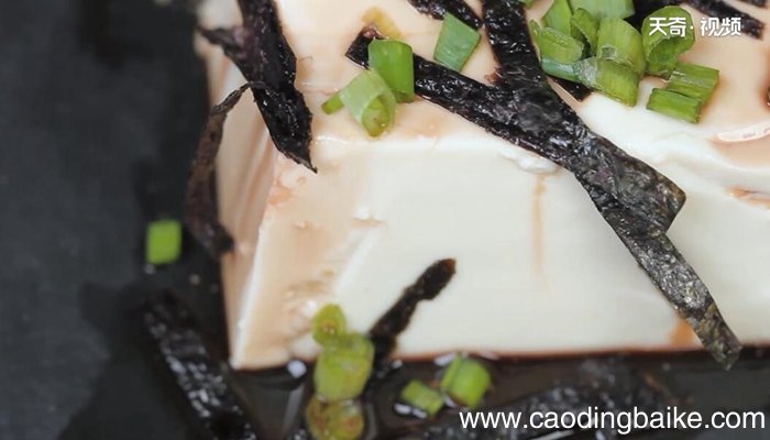 日式海苔豆腐的做法 日式海苔豆腐怎么做