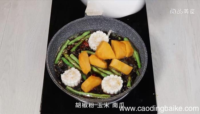 玉米豆角南瓜怎么炖 玉米豆角南瓜