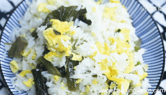 雪里蕻蛋炒饭做法雪里蕻蛋炒饭怎么做