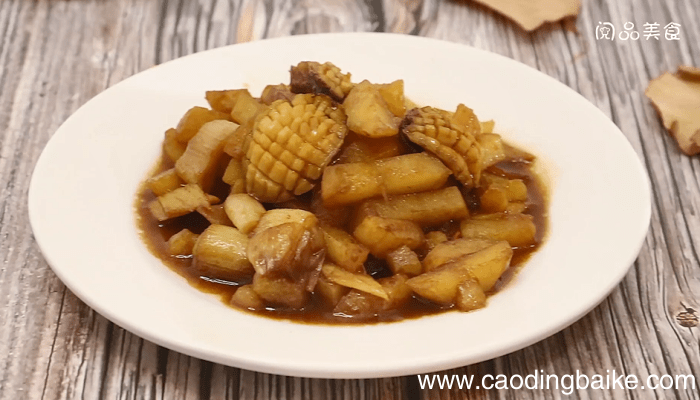 小鲍鱼炖土豆的做法