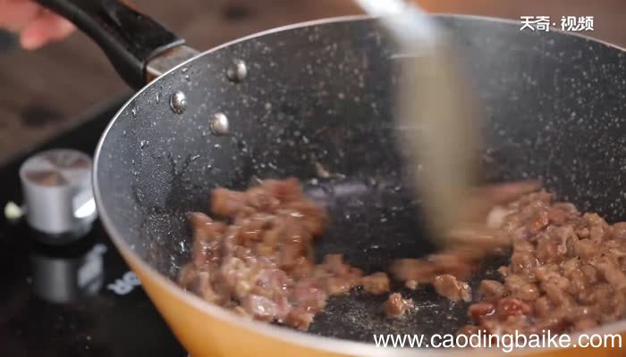 炒牛肉的做法 牛肉的家常做法